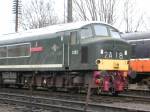 D123 at Loughborough Gt Central Depot 22.02.2009