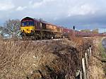 66017 aproaching Milford Junction