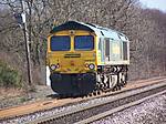66952 heads towards Drax Power Station