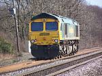 66952 heads towards Drax Power Station