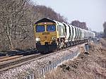 66610 leaves Drax Power Station with 6M96 Drax to Tunstead