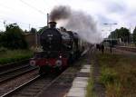 Return leg, 5043 Earl of Mount Edgecumbe storms through Leyland 20.06.2009