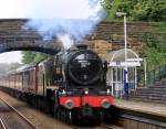 46115 Scots Guardsman returning, Pleasington station 05.08.2009