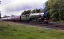 60163 Tornado, roaring up to Horton in Ribblesdale 04.10.2009