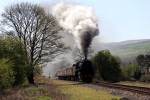 USA 5197 departing Irwell Vale, 19.04.2009