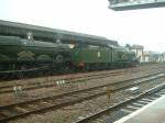 castle class locomotives in gloucester station 16/5/09