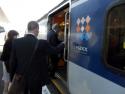 Auckland Mayor On Train
