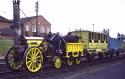 Rocket (replica) And Coaches.