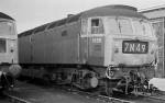 A Slightly Re-arranged D1586 at Crewe Works. About 1972.