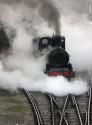 On The Move In A Cloud Of Steam