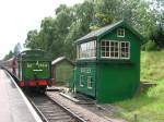 Ex GNR N2 1744 runs into Rothley GCR