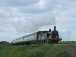 Ex LSWR M7 30053 approaching Harmans Cross- Swanage Railway