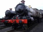 5322 and 5051 in front of Didcot shed