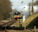 Approaching Quorn Station