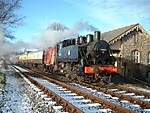 30075 Warming Stock for a Santa Special 2004 at Cranmore, ESR