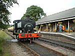 705 Standing in Cranmore Station, ESR