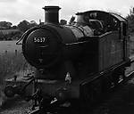 5637 Passing the Engine Shed at Cranmore, ESR