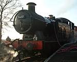 5637 Filling up in Cranmore Station, ESR