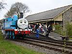 Thomas the Tank Engine in Cranmore Station, ESR