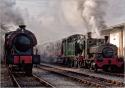 Three Engines At The Ribble Steam Railway