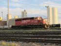 Cp Rail Loco At 08200 Alyth In Calgary