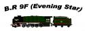 Br 9f (evening Star) Paint