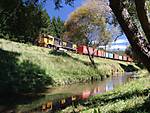 Freight train reflections