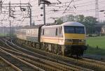 Class 90 at Winwick