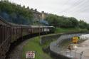 Double Header 20 031 & D0226 Vulcan Departing Keighley Station.