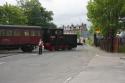Hunslet Diesel Shunter No. 7051 Crossing Moor Road And Entering The Station.
