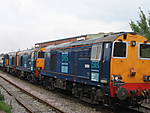 Three class 20 locos on Rutland Renegade,Hinckley 26/8/06