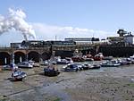 34067 Tangmere departing Folkestone Harbour for the last time