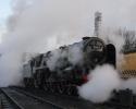 70013 Sets Off From Loughborough Shed