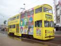 762, Pleasure Beach, Blackpool Tramway, Uk.