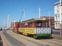 733+734, North Pier, Blackpool Tramway, Uk.