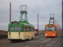 626 And 641, Bispham, Blackpool Tramway, Uk.