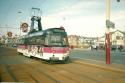 623 Pleasure Beach, Blackpool Tramway, Uk.