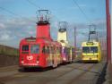 631 630 And 644, Bispham, Blackpool Tramway, Uk.