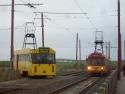 642 And 675+685, Little Bispham, Blackpool Tramway, Uk.