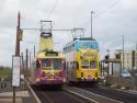 630 And 711, Norbreck, Blackpool Tramway, Uk.