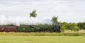 Lms 46233 Duchess Of Sutherland Speeding Through Cheshire