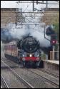 70013 Oliver Cromwell Leaving Chelford Loops