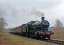 Ex  Gwr Class 2800 2-8-0 2857 Heading South Towards Arley