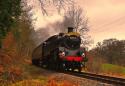 Ex Br Standard Tank 80072 Passing Through Bank Farm
