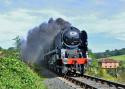 34053 Sir Keith Park A Bit Smokey But Safeley Across Borle Viaduct