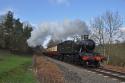 Ex Gwr Praire No. 5164 Heading South Near Arley