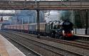 Clan Line Arriving At Atherstone