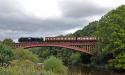 Stanier Mogul 42968 Crosses Victoria Bridge