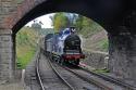 Caledonian Railway No. 828 Nears Arley Station