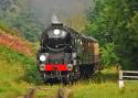 34053 'sir Keith Park' Heads South Approaching Borle Viaduct